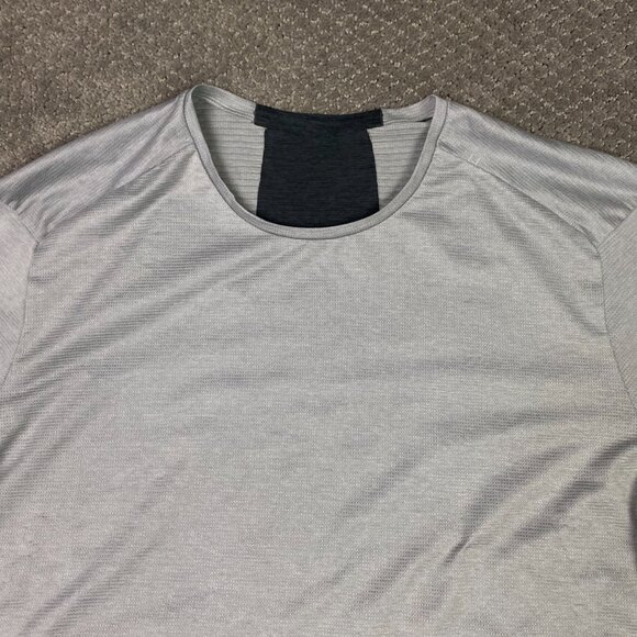 Lululemon Fast Free Shirt Men's XL Gray Black Reflective Long Sleeve Running Gym - Picture 4 of 14